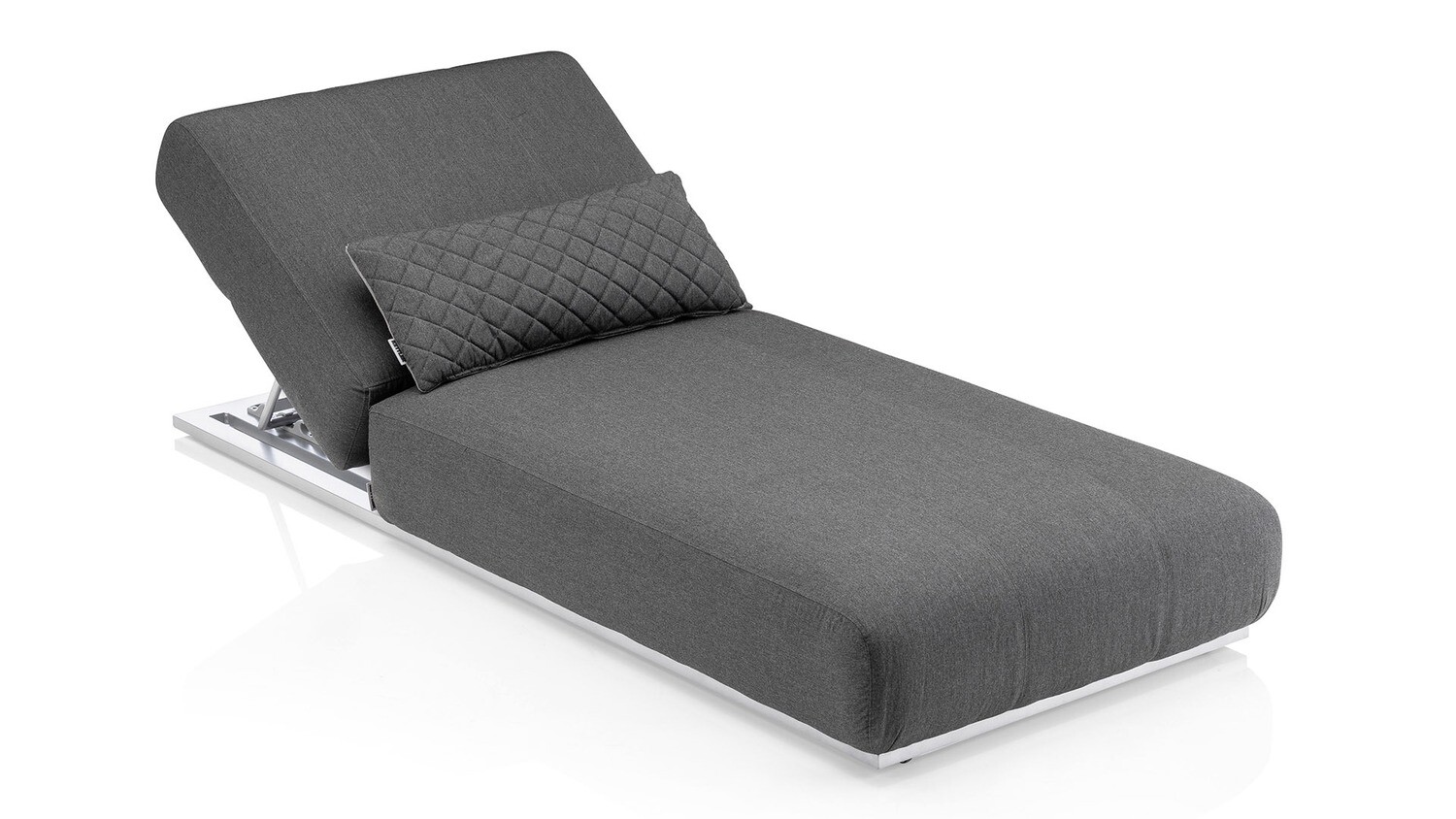 KETTLER - CHAISE LONGUE "EGO" SUNBRELLA SOOTY