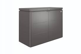 BIOHORT- BIOHORT - ARMÁRIO ALTO HIGHBOARD 200 (200x84x127) CINZA QUARTZ METALIZADO