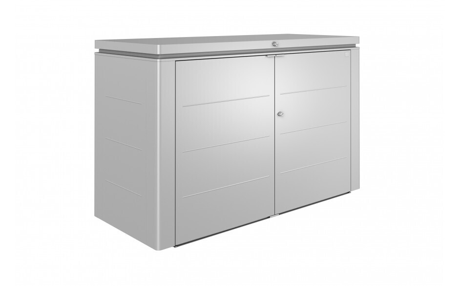 BIOHORT- BIOHORT - ARMÁRIO ALTO HIGHBOARD 200 (200x84x127) PRATA METALIZADO