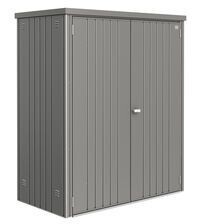 ARMÁRIO DE JARDIM 190cm CINZA QUARTZ METALIZADO