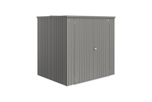 ARMÁRIO DE JARDIM 190cm GRANDE CINZA QUARTZ METALIZADO