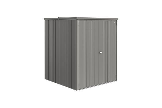 ARMÁRIO DE JARDIM 150cm GRANDE CINZA QUARTZ METALIZADO