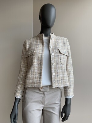 Claudia Krebser Tweedjacke Beige