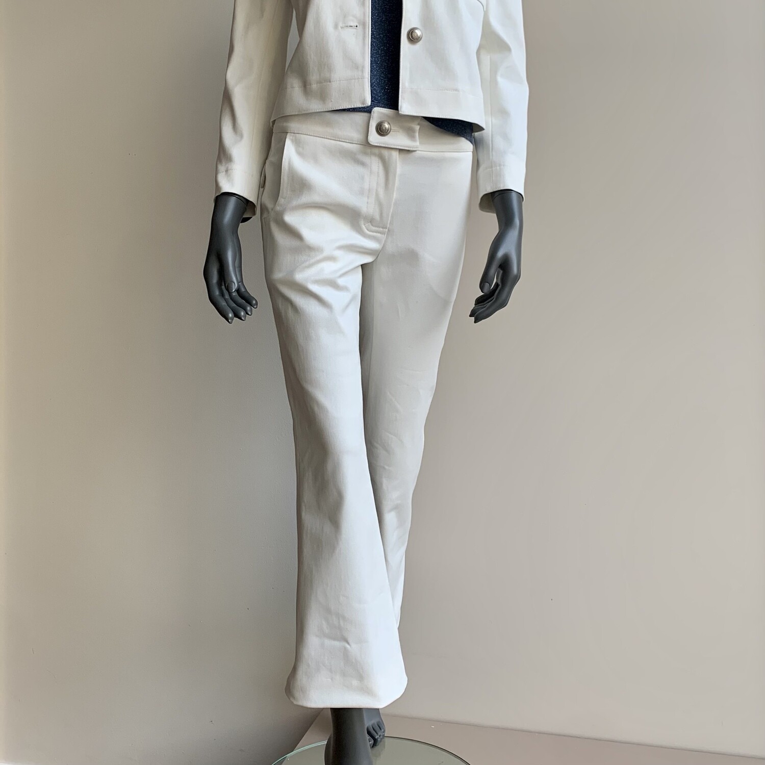 Claudia Krebser Jeanshose weiss