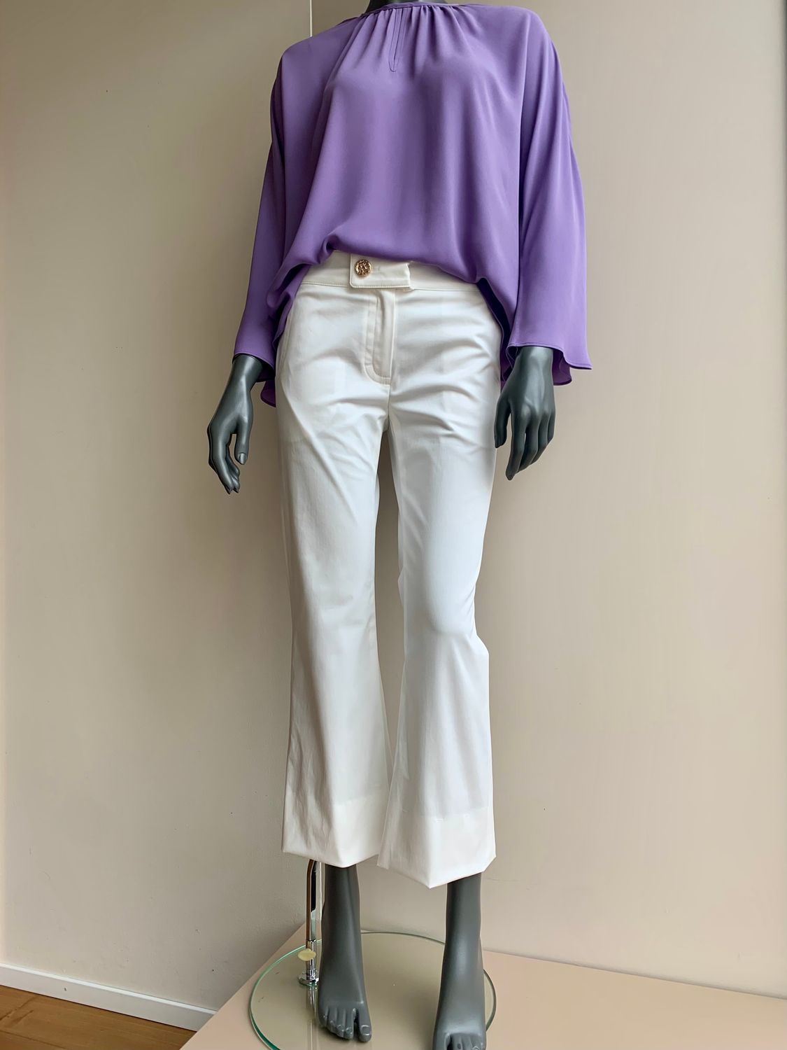 Claudia Krebser Hose Baumwollsatin