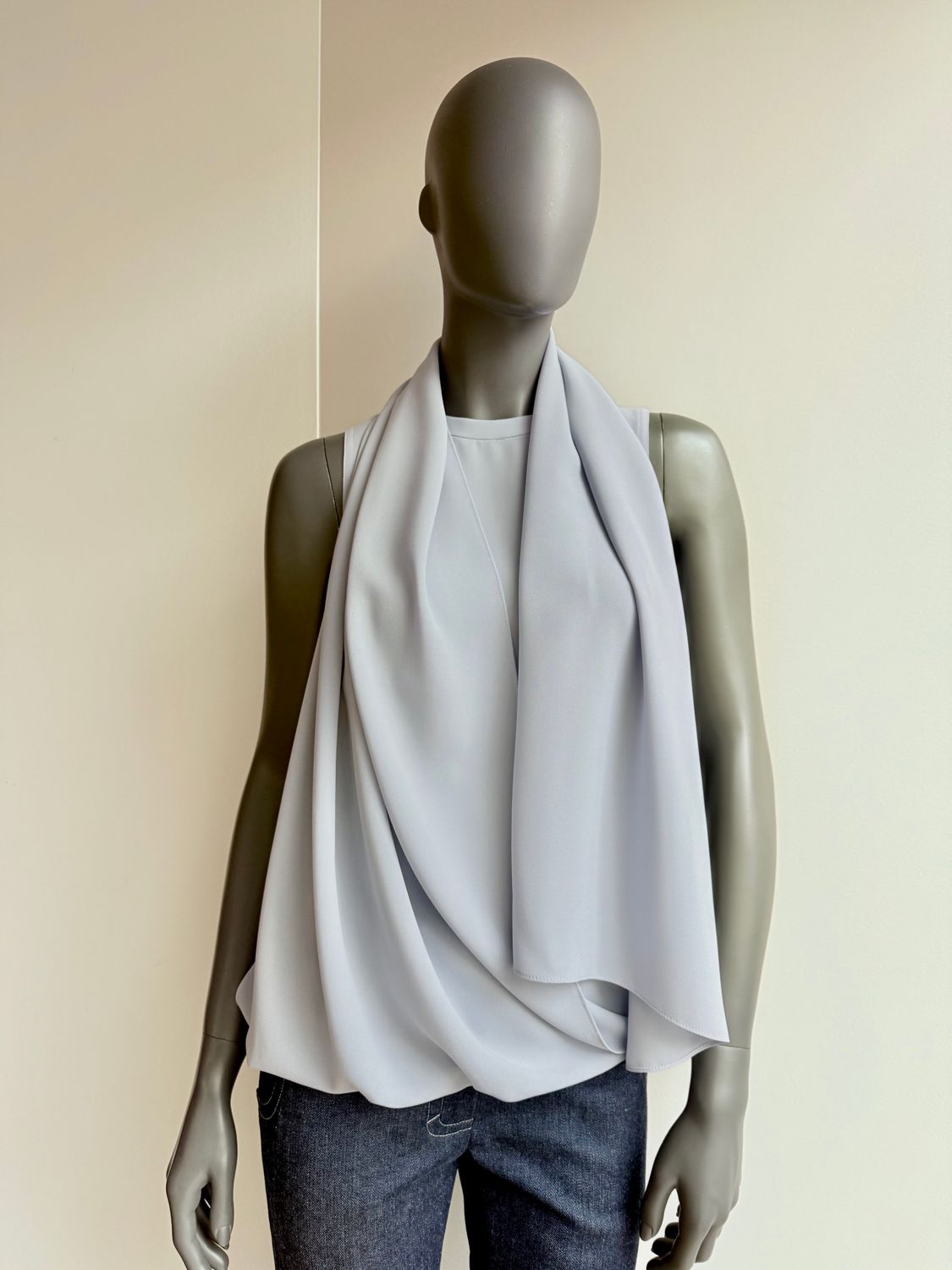 Claudia Krebser Bluse mit Schal