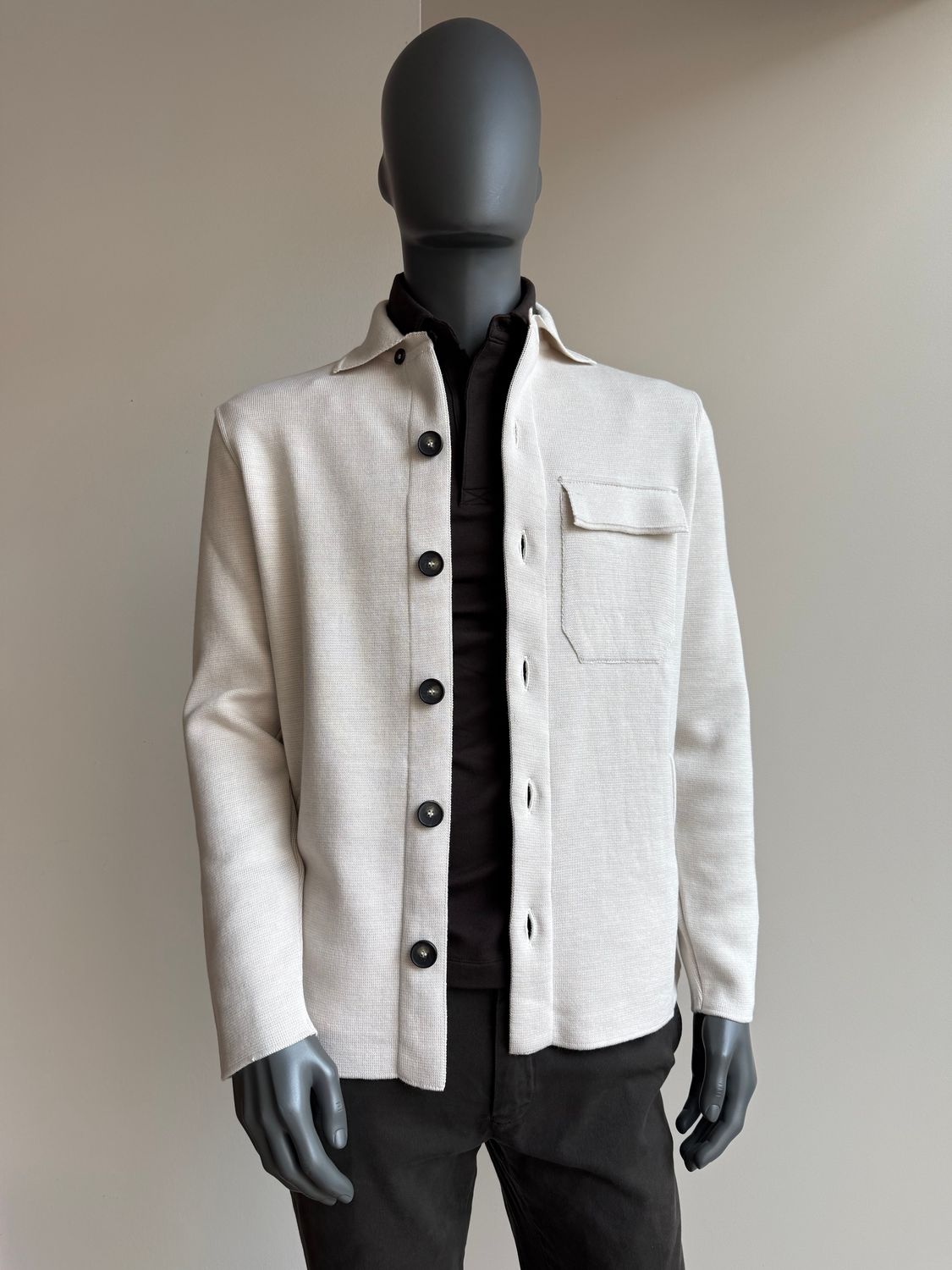 3RD May Overshirt aus Merinowolle