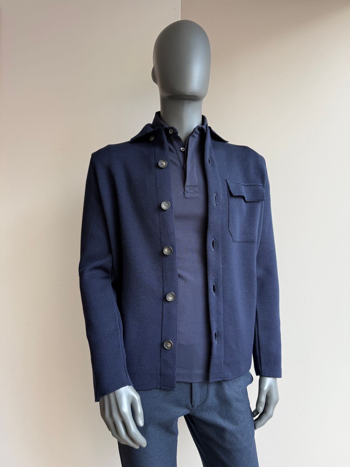 3RD May Overshirt aus Merinowolle