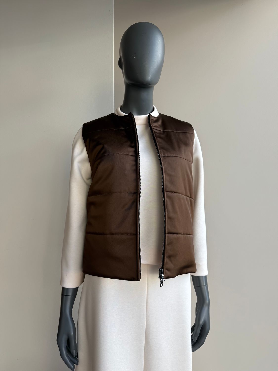 Claudia Krebser wattiertes Gilet