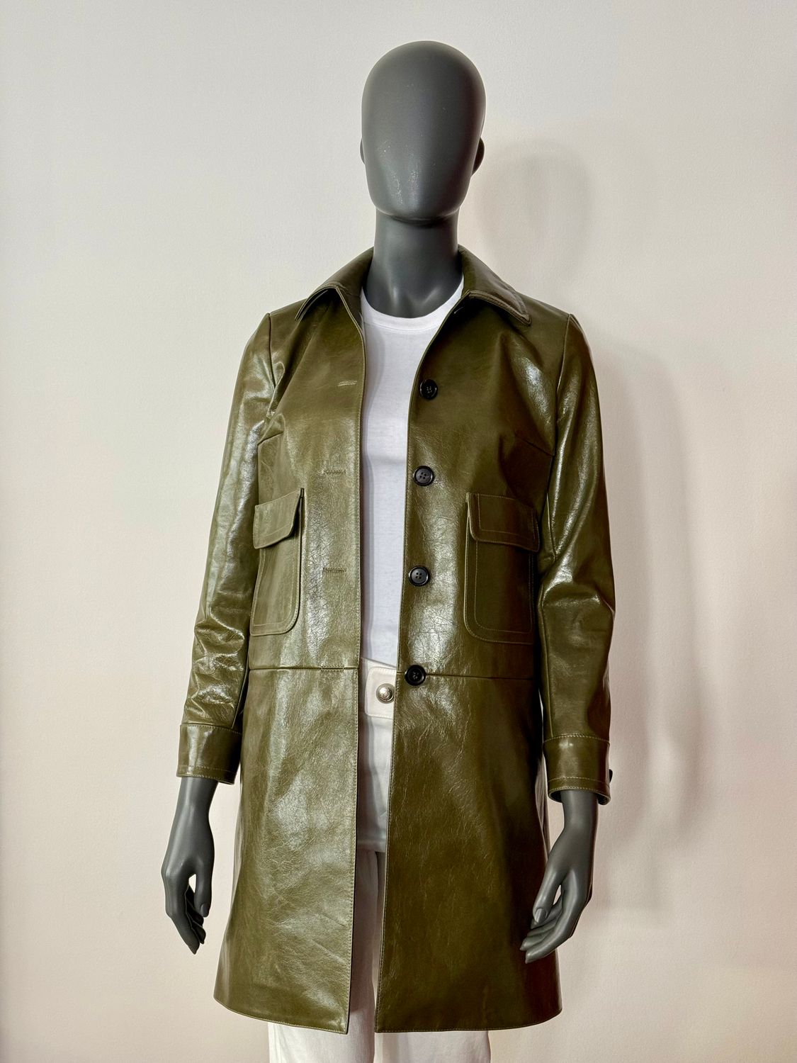 Claudia Krebser Ledermantel