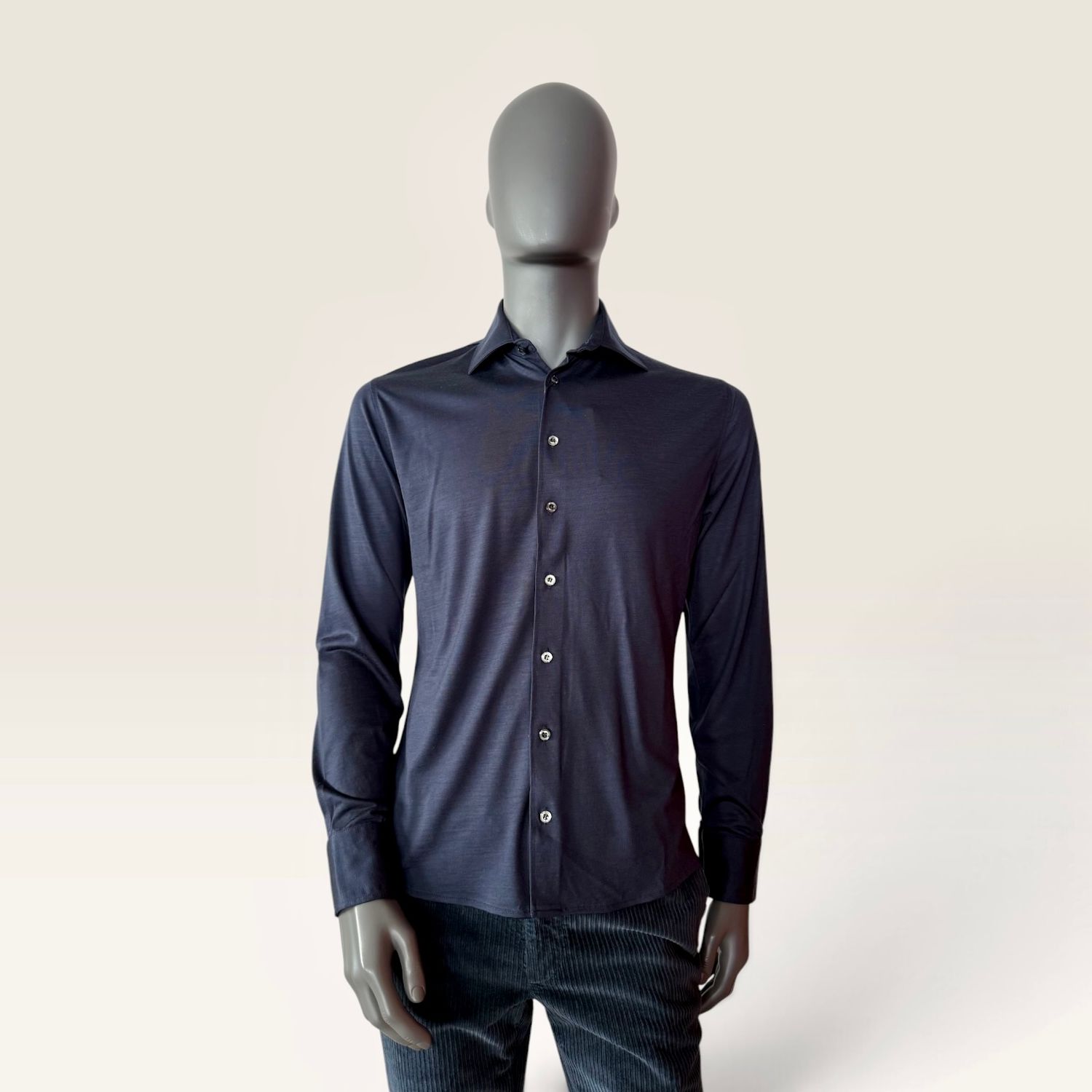 3RD May Merinohemd Navy