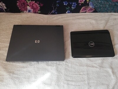 For Sale (S1)-Pick one of the 2 Laptops (With 250GB-HDD &amp; 2GB- or 3GB-RAM): 15.6&quot; HP with Intel Duo Core2 1.8GHz, OR, 10.1&quot; Dell with Intel Atom 1.6GHz. Win10 Pro, Office-365. With 3-Months Guarantee