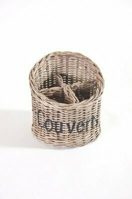 Besteck Korb "Couverts" Rattan