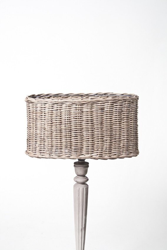 Rattan Lampenschirm oval