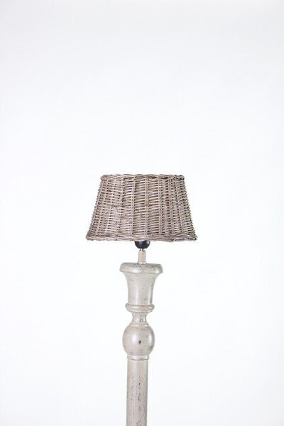 Lampenschirm oval / Rattan
