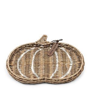 Rustic Rattan Pumpkin Kürbis Mini Tray Rustic Rattan Pumpkin Kürbis Mini Tray