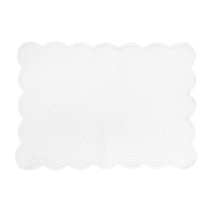 Placemat / Platzset gesteppt weiß Placemat / Platzset gesteppt weiß