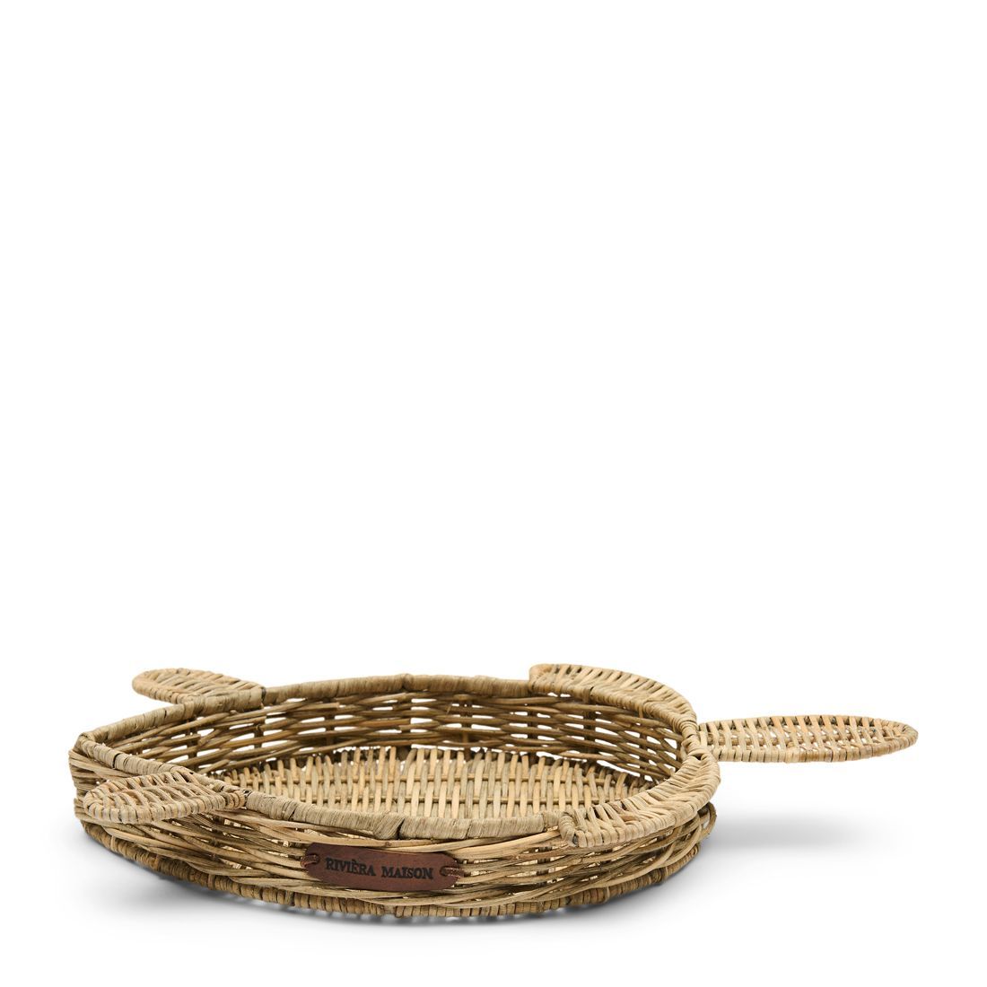 Rustic Rattan Turtle Tray 33x23