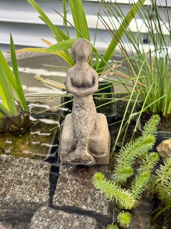Steinfigur Mini Meerjungfrau