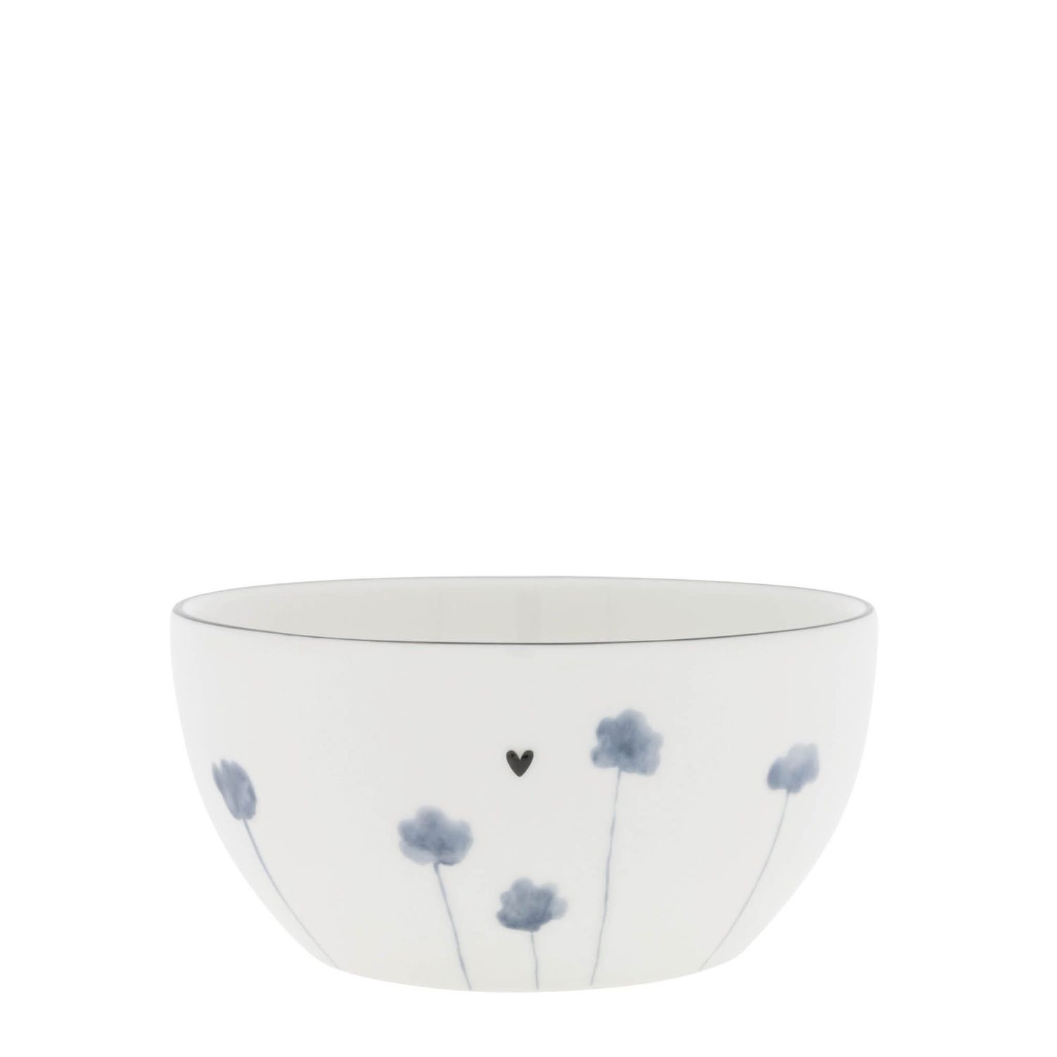 Bowl poppy iris blue  / Schale