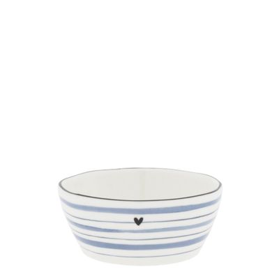 Schale Schale "Streifen" iris blue