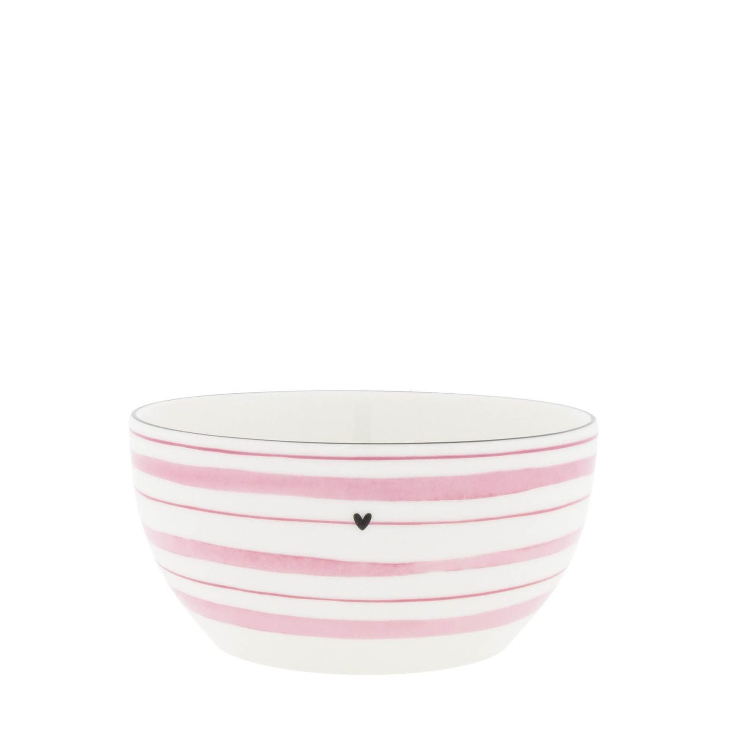 Bowl stripe rose  / Schale