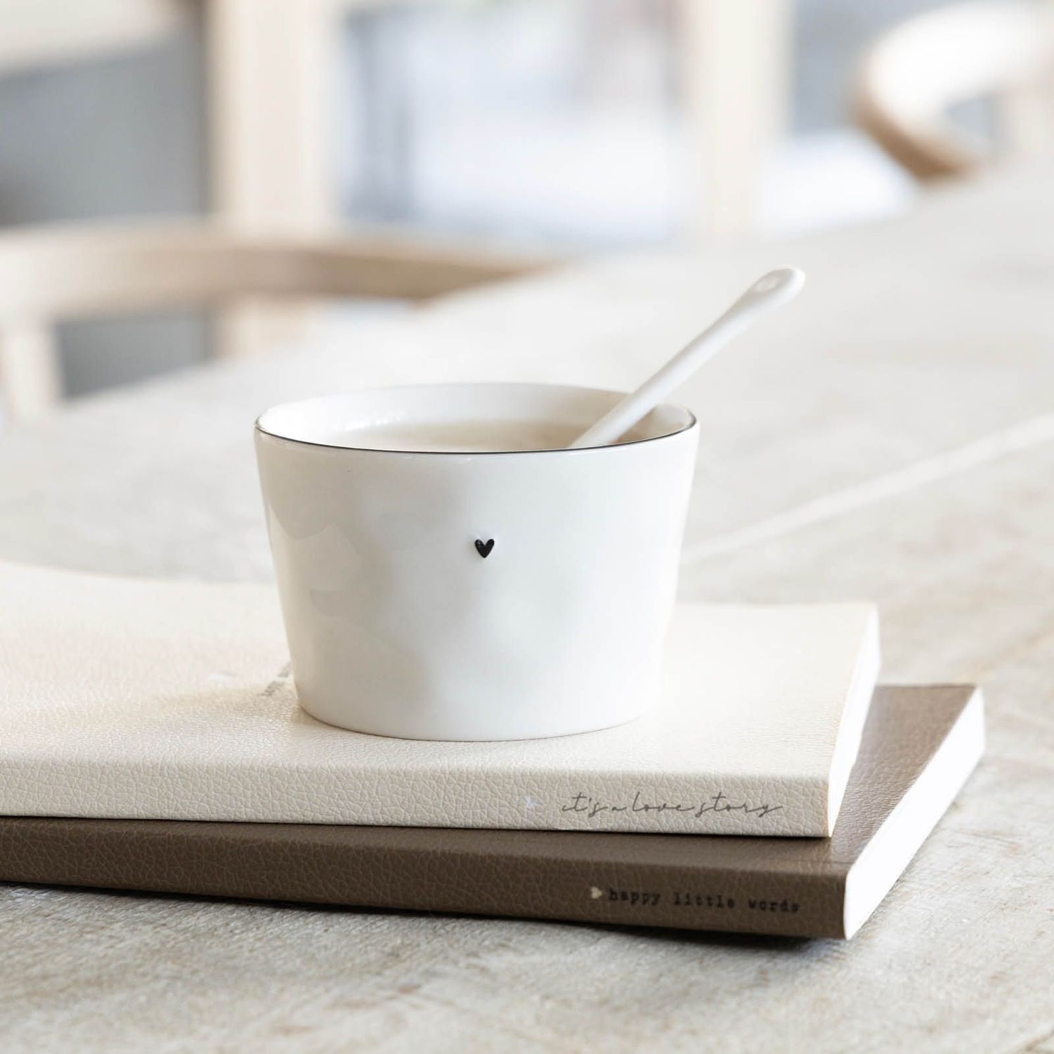 Tasse / Becher / Bowl  white-heart