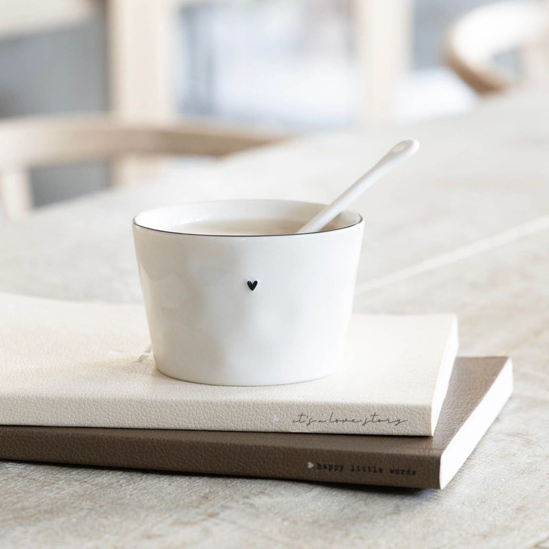 Tasse / Becher / Bowl  white-heart