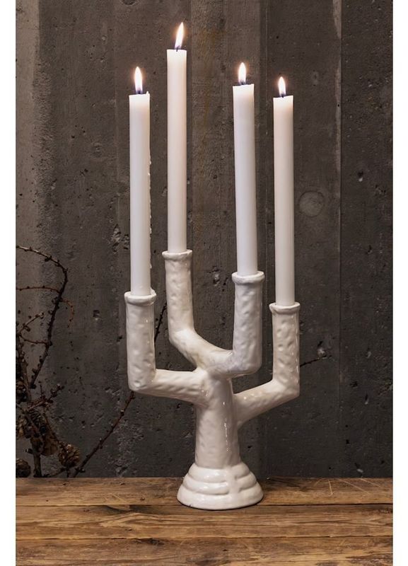 Kerzenhalter 4-arm white Kerzenhalter 4-arm white