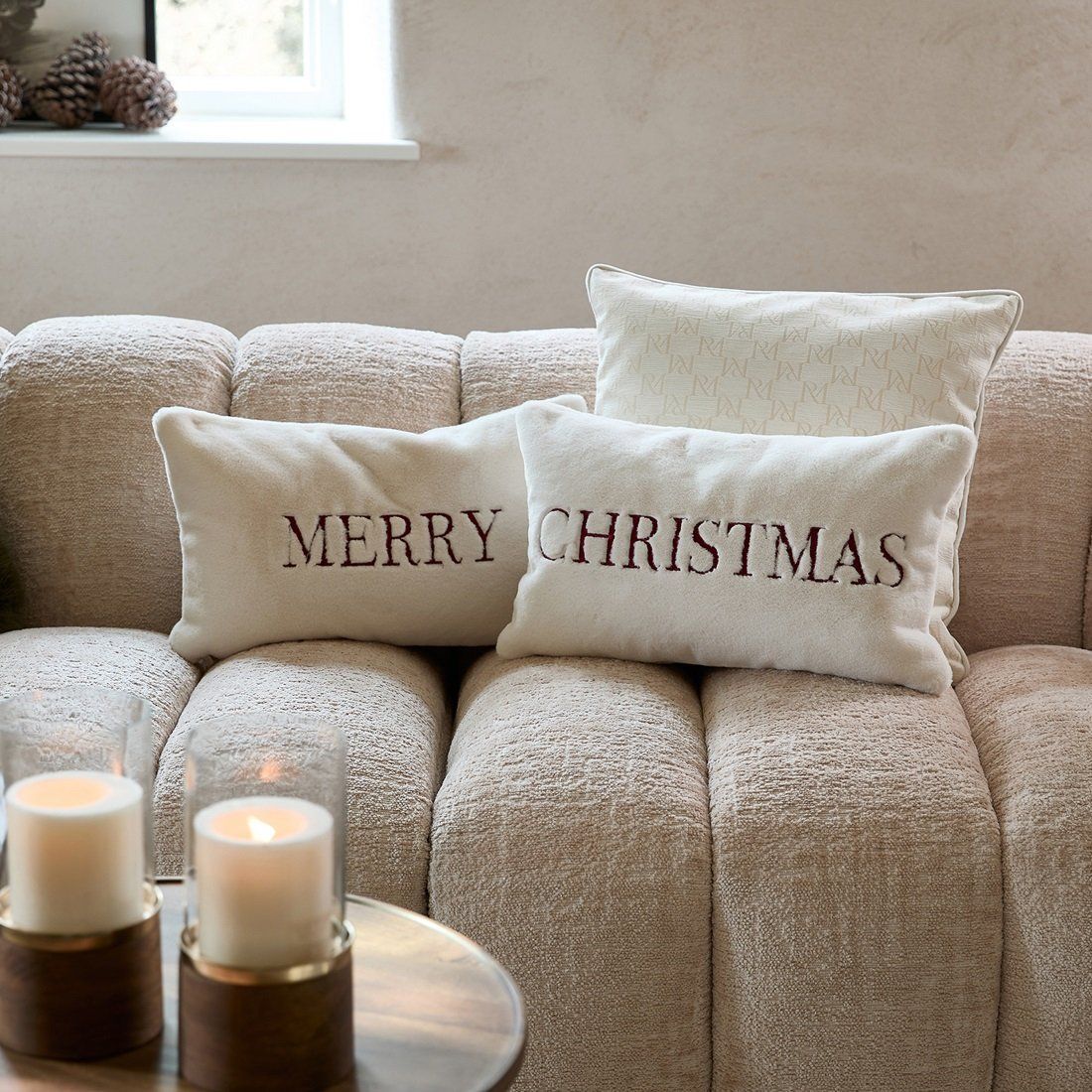 Merry Christmas Pillow Cover 50x30