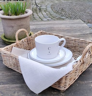 Rattan Tablett