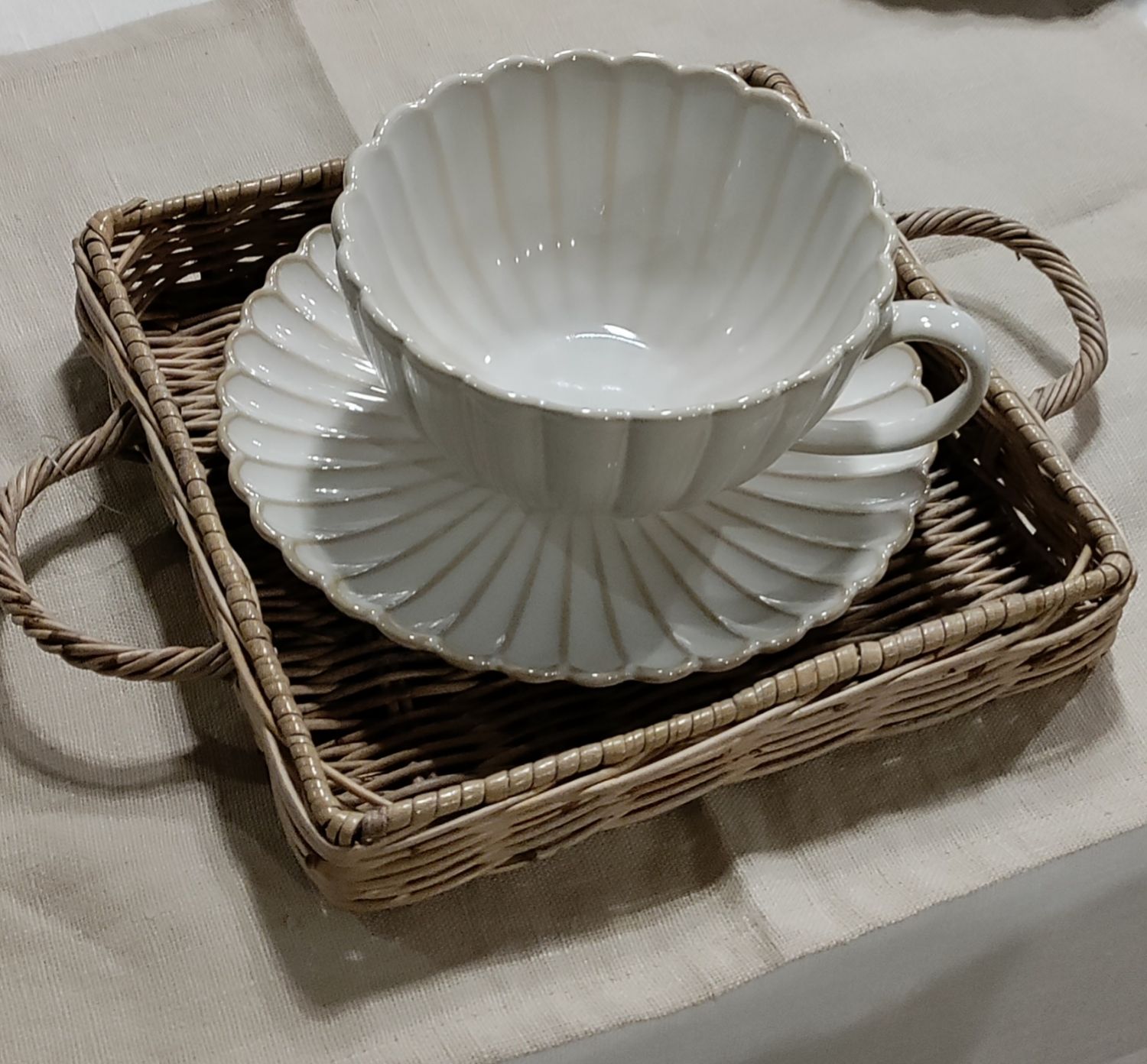 Mini Tray Rattan 20x20cm M