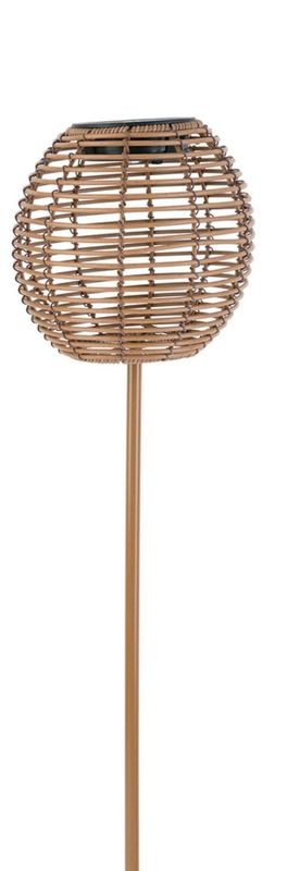 Solar-Laterne Ball am Stab (Solar+Nylonbänder)
