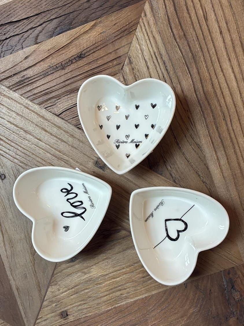 Lovely Heart Bowls 3 pcs
