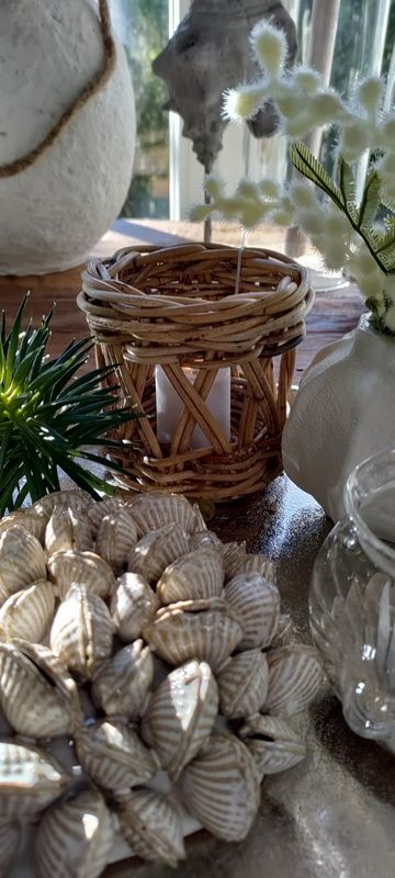 Rattan Kerzenhalter (ohne Glas) Rattan Kerzenhalter (ohne Glas)