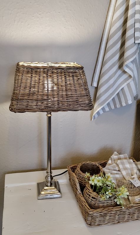Rattan Lampenschirm rechteckig Rattan Lampenschirm rechteckig