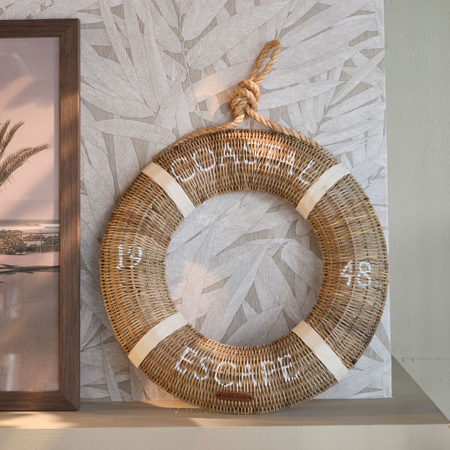 Rustic Rattan Lifebuoy / Rettungsring