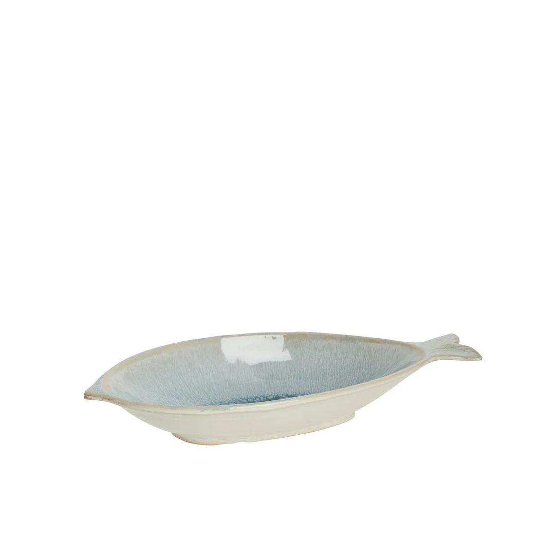 Fischteller blau