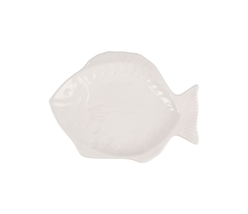 Fischteller weiß