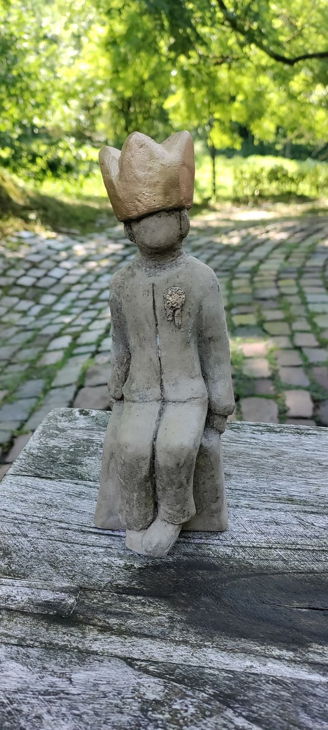 Steinfigur Mini kleiner Prinz g
