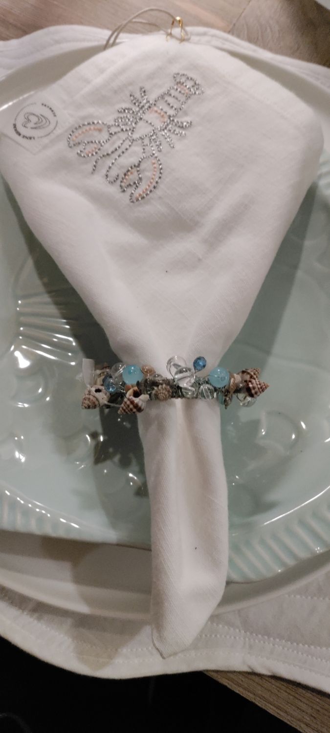 Napkinring / Serviettenring Muscheln 