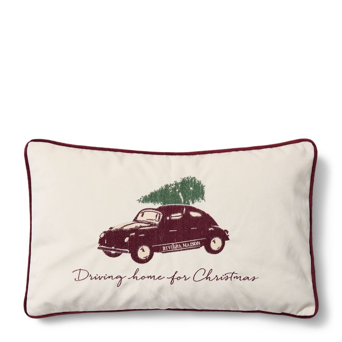 Driving Home For Christmas Pillow 50x30  / Kissen