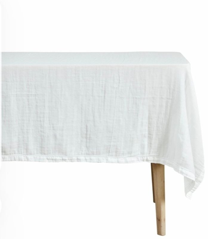 Angela Table Cloth white 280x140 / Tischdecke Angela Table Cloth white 280x140 / Tischdecke