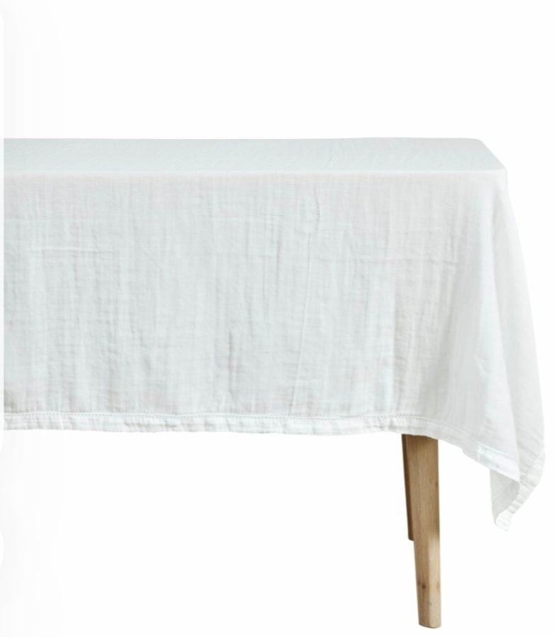 Angela Table Cloth white 280x140 / Tischdecke