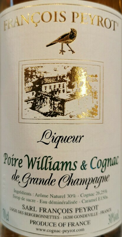 Poire Williams & Cognac de Grande Champagne