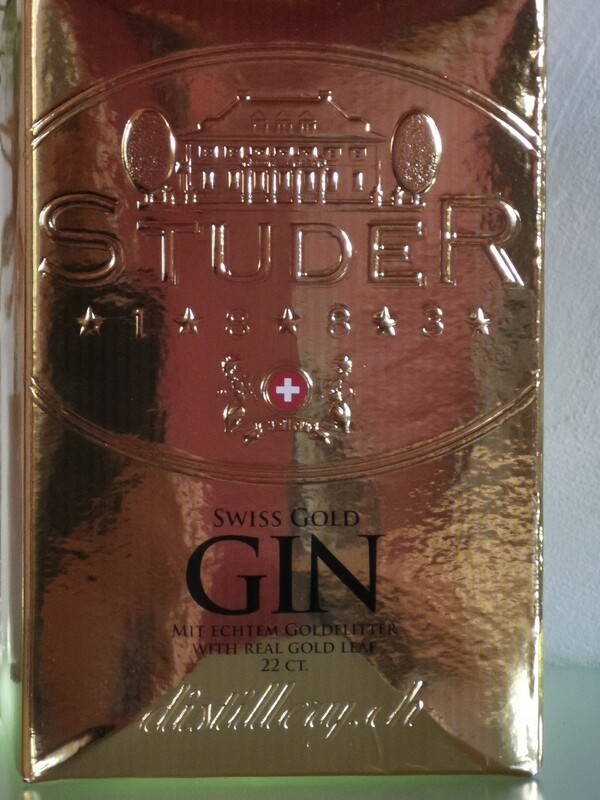 Swiss Gold GIN mit 22ct Gold Flitter