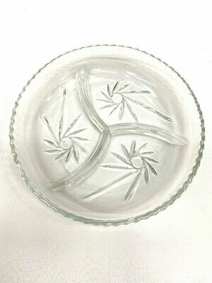 Servierschale Glas rund