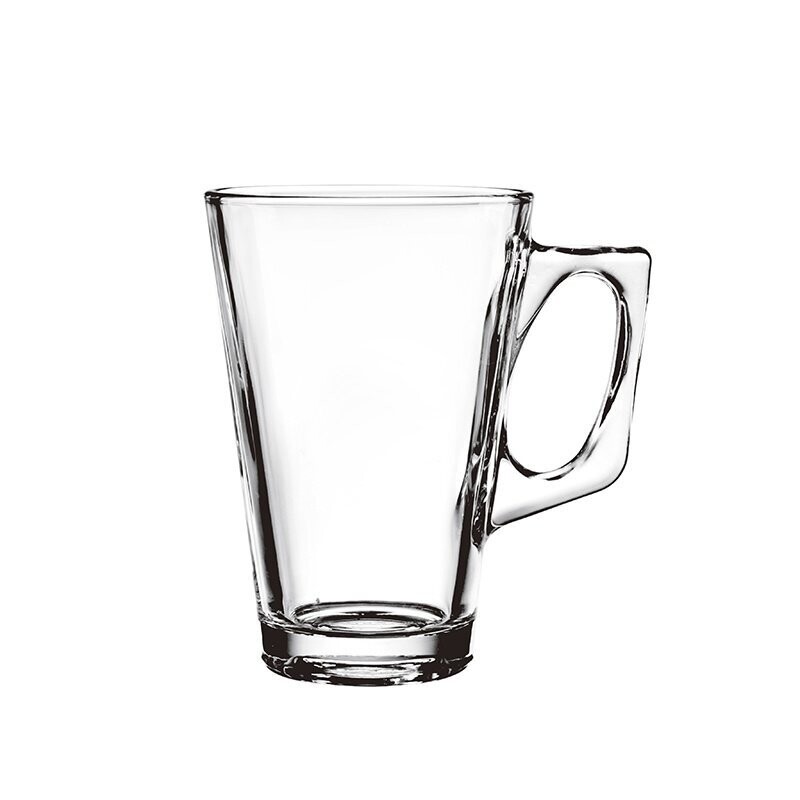 6er-Set Teeglas Gläser Trinkgläser mit Henkel Cappuccino 240ml