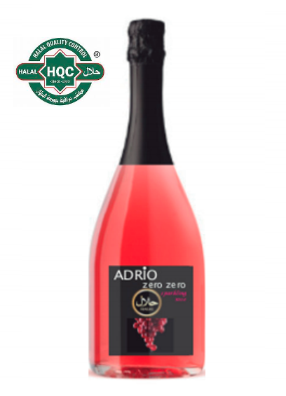 Halal Alcoholvrij Adrio Zero Zero rose cava  /  6 x 75 cl