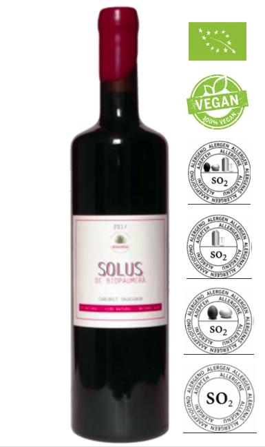 Cabernet Sauvignon Solus rode wijn 2018 / Doos 12 x 75 cl.